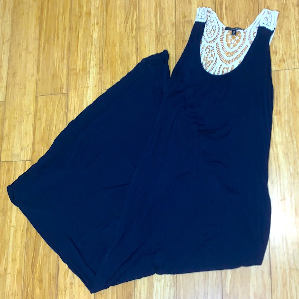 Blue long dress